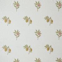 William Morris At Home Fruit Embroidered Fabric Moss