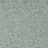 William Morris At Home Bird and Anemone Woven Fabric Eucalyptus