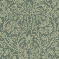 William Morris At Home Acorn Fabric Eucalyptus
