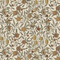 William Morris At Home Fruit Fabric Flax