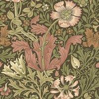 William Morris At Home Compton Velvet Fabric Brick