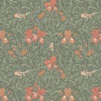 William Morris At Home Iris Fabric Sage
