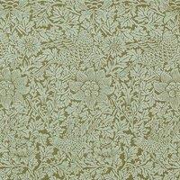 William Morris At Home Bird and Anemone Woven Fabric Moss