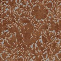 William Morris At Home Compton Silhouette Velvet Fabric Terracotta