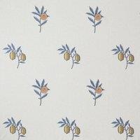 William Morris At Home Fruit Embroidered Fabric River