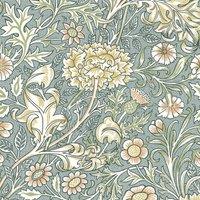 William Morris At Home Double Bough Fabric Bluebird