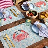 Wylder Abersoch Set of 4 36cm x 46cm Outdoor Placemats Marine