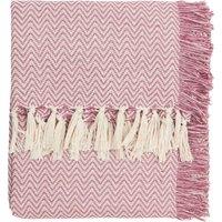 Wylder Wisley Woven Outdoor Throw 130cm x 180cm Heather Pink