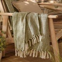 Yard Hedon Woven Outdoor Throw 130cm x 180cm Moss