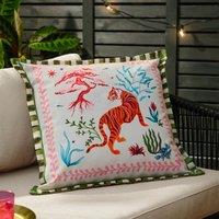 Furn Tiger Dream Outdoor Filled Cushion 50cm x 50cm Multicolour