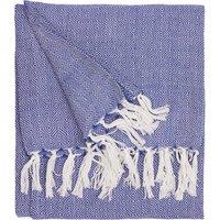 Furn Dessa Woven Outdoor Throw 130cm x 180cm Cobalt