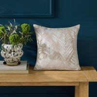 Clarke & Clarke Folius Feather Filled Cushion 43cm x 43cm Silver