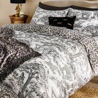 Clarke & Clarke Kisumu Duvet Cover Bedding Set Monochrome