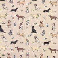 Emma Lawrence Barking Buddies Fabric Linen