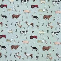 Emma Lawrence Farmyard Friends Fabric Egg Shell