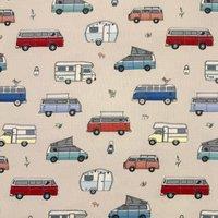 Emma Lawrence Cosy Campers Fabric Linen