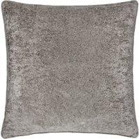 Paoletti Lustre Velvet 50cm x 50cm Filled Cushion Pewter