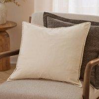 Yard Slub Cotton 50cm x 50cm Filled Cushion Linen