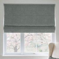 ANTE DECOR Chelsea Chenille Made To Measure Roman Blind Graphite