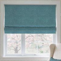 ANTE DECOR Chelsea Chenille Made To Measure Roman Blind Ocean