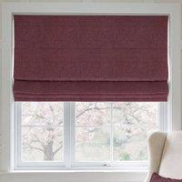 ANTE DECOR Chelsea Chenille Made To Measure Roman Blind Wine