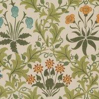 William Morris Celandine Fabric Yellow Blue