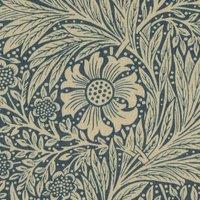 William Morris Marigold Fabric Blue