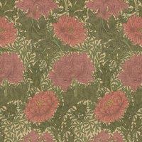 William Morris Chrysanthemum Fabric Pink