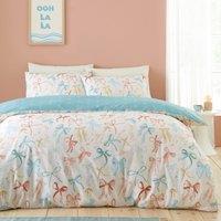 Fusion Evelyn Bows Duvet Cover Bedding Set Multi