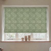 William Morris Marigold Made To Measure Roman Blind Green