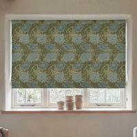 William Morris Chrysanthemum Made To Measure Roman Blind Blue