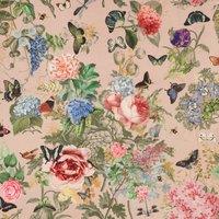 Carrie Neely Paradise Velvet Fabric Blush Pink