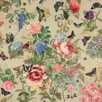 Carrie Neely Paradise Velvet Fabric Natural