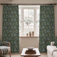 William Morris Golden Lily Made To Measure Curtains Blue