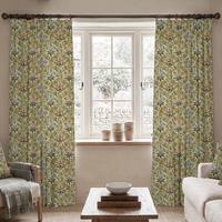 William Morris Celandine Made To Measure Curtains Yellow Blue