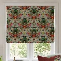 Carrie Neely Paradise Lost Velvet Made To Measure Roman Blind Mint