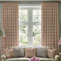 Carrie Neely Star And Harlequin Made To Measure Curtains Blush Pink