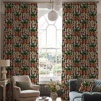 Carrie Neely Paradise Lost Velvet Stripe Made To Measure Curtains Zebra