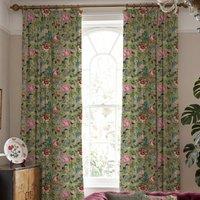 Carrie Neely Paradise Velvet Made To Measure Curtains Sage