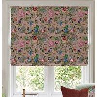 Carrie Neely Paradise Velvet Made To Measure Roman Blind Blush Pink