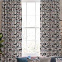Carrie Neely Carousel Made To Measure Curtains Sky Blue