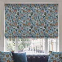 Carrie Neely Hot Air Balloon Made To Measure Roman Blind Sky Blue