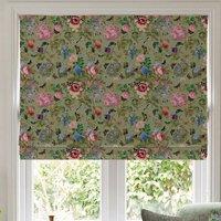 Carrie Neely Paradise Velvet Made To Measure Roman Blind Sage
