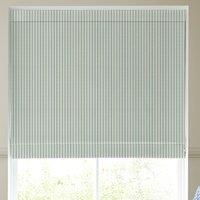 Emily Bond Cornish Stripe Made To Measure Roman Blind Duck Egg