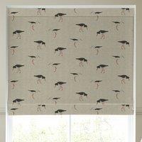 Emily Bond Oyster Catcher Made To Measure Roman Blind Charcoal
