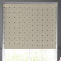 Emily Bond Wild Thyme Blackout Made To Measure Roller Blind Charcoal