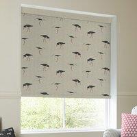 Emily Bond Oyster Catcher Translucent Made To Measure Roller Blind Charcoal