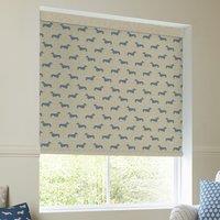 Emily Bond Peggy Translucent Made To Measure Roller Blind True Blue
