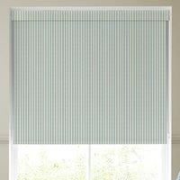Emily Bond Cornish Stripe Blackout Made To Measure Roller Blind Duckegg