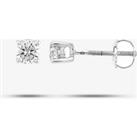 18ct White Gold 0.50ct Four Claw Diamond Stud Earrings THE2534-50 18KW